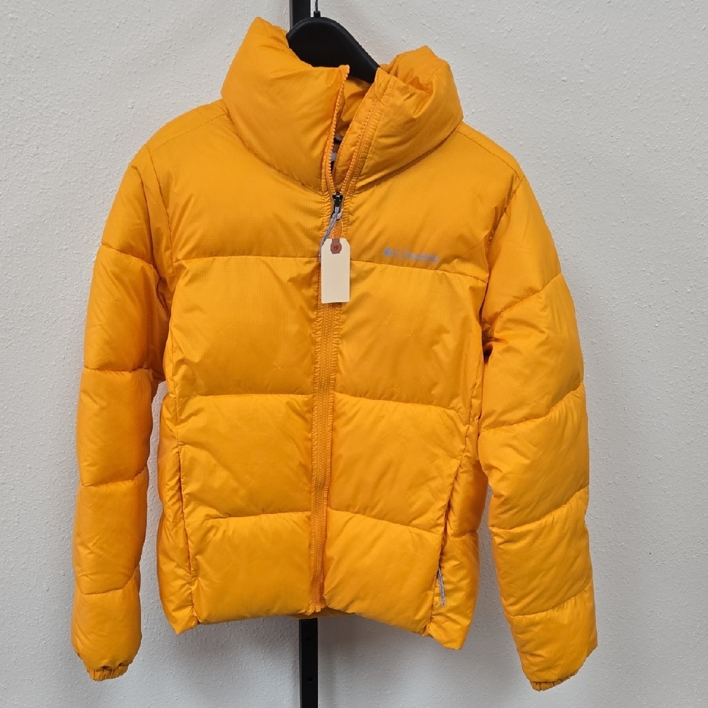Columbia Bright Yellow Puffer Jacket